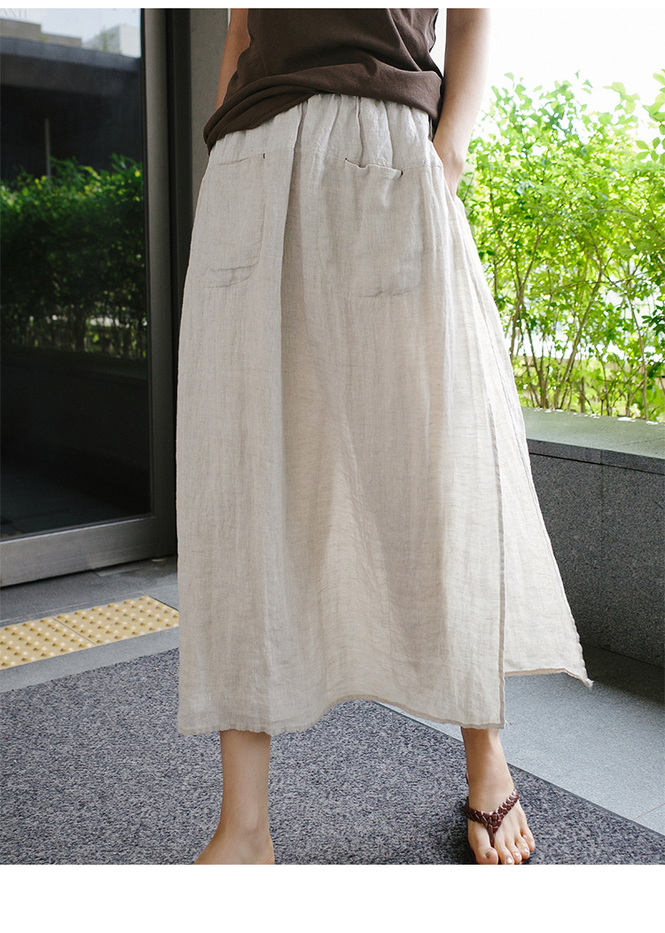 Women's Holiday Daily Simple Style Solid Color Ankle-Length Casual Pants Culottes display picture 4