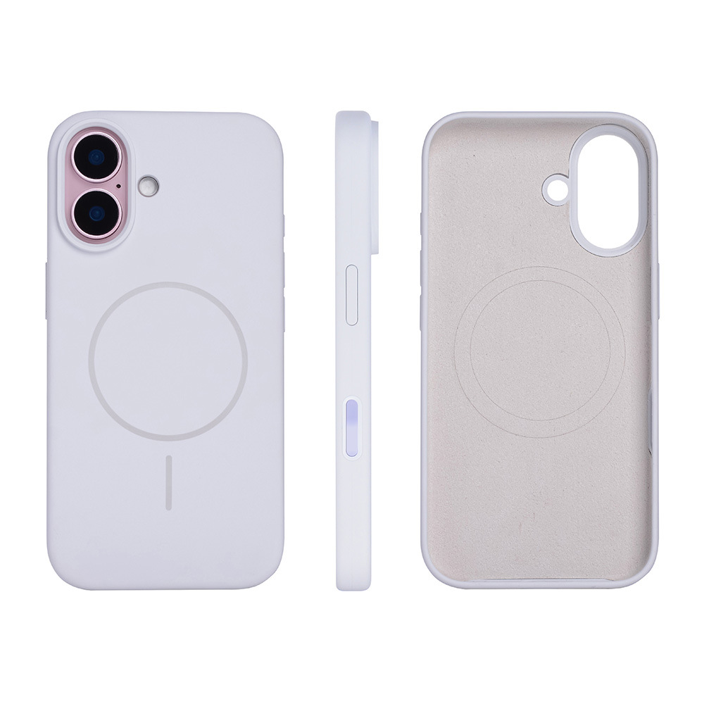 Aplicable iPhone15promax animación magnética carcasa de teléfono de silicona líquida Apple 16 en uno botón de cámara AI