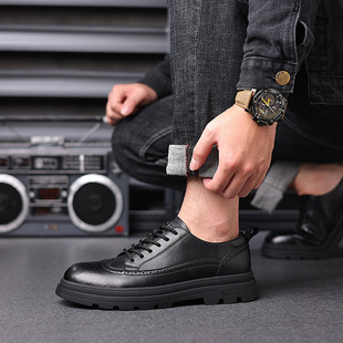 Ʒ�ƴ��＾��Ь�¿�Ӣ���L��ɫ���eƤЬ��ʿ�͎͹��b�R��ѥ