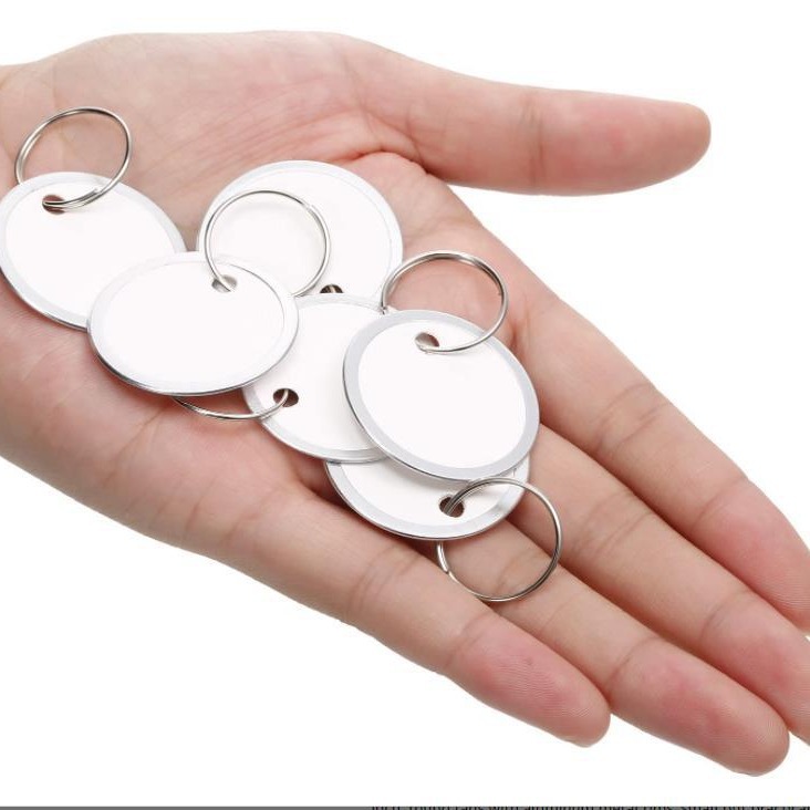 Etiqueta Metálica Redonda de 31 mm para Ropa y Equipaje