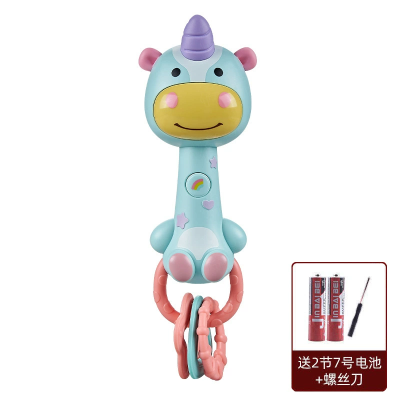 Музыкальная легкая успокаивающая карманная игрушка-подушка с шариками, игрушка, раннее образование, 6 месяцев