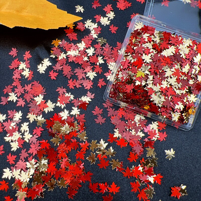 New Internet Celebrant Nail Art Maple Leaf Sequins Autumn and Winter Hot Accessories Nail Art Stickers Decorative Fantasy Color Ultra-thin Large Sequins Set Box New Internet Celebrant Nail Art Maple Leaf Sequins Autumn and Winter Hot Accessories Nail Art Stickers Decorative Fantasy Color Ultra-thin Large Sequins Set Box