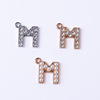 Metal accessory, pendant from pearl, chain with letters, English letters, factory direct supply