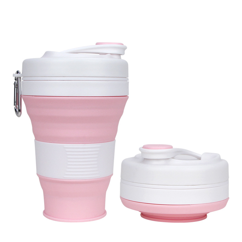Al Aire Libre portátil de gran capacidad deportes hervidor plegable retráctil taza de agua taza de café de viaje enjuague bucal taza actividad regalo