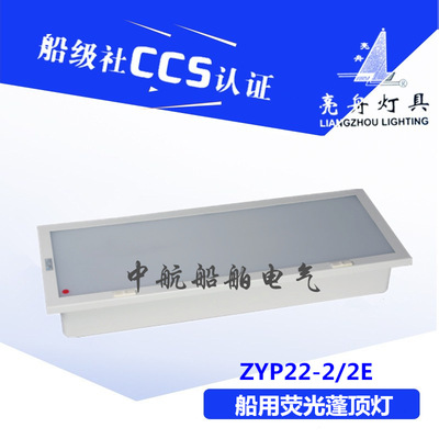 亮舟船用灯管式LED航行双管荧光蓬顶灯具JPY/ZYP22-2/2E应急CCS证|ms