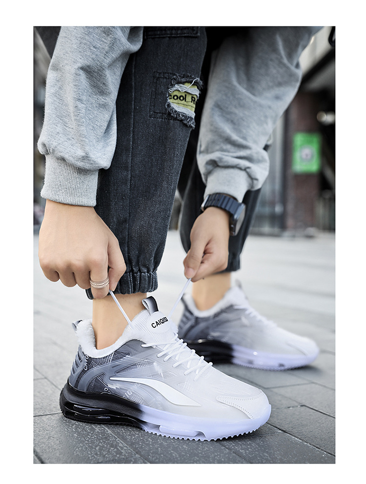 Chaussures pour hommes Printemps et été grande taille chaussures pour hommes en noix de coco maille respirante décontractée pour hommes semelle épaisse rehaussant coussin d'air chaussures de mode papa_voghion.com
