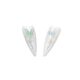 20 new resin mixed color angel wings shiny three-dimensional stitching butterfly ins Wind nail stickers jewelry