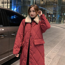 羽绒服女2024新款中长款白鸭绒加厚韩版宽松显瘦学生外套璃梦纺