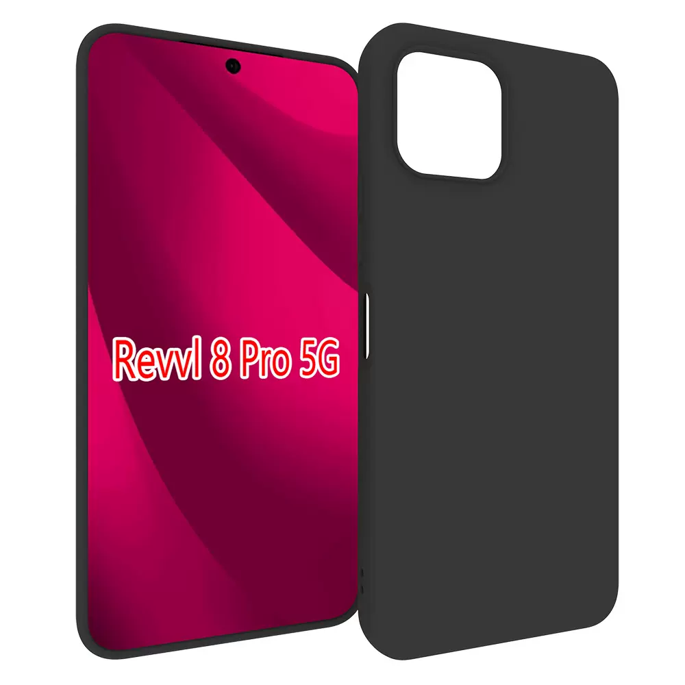 适用T-Mobile Revvl 8 Pro 5G手机壳保护套里外全磨砂贴皮素材软