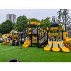 屋外の大型の遊戯設備の幼稚園団地の子供の楽園の小さい博士の組み合わせの滑り台の源のメーカー