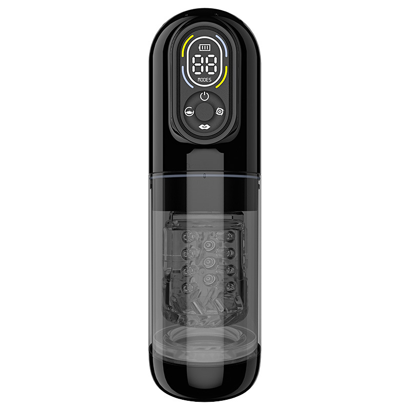 Máquina de masturbación de 2 generaciones, telescópico automático, rotación, succión, vibración, baño de agua, lengua, Aerole