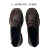 Brown leather shoes (take the remarks size)