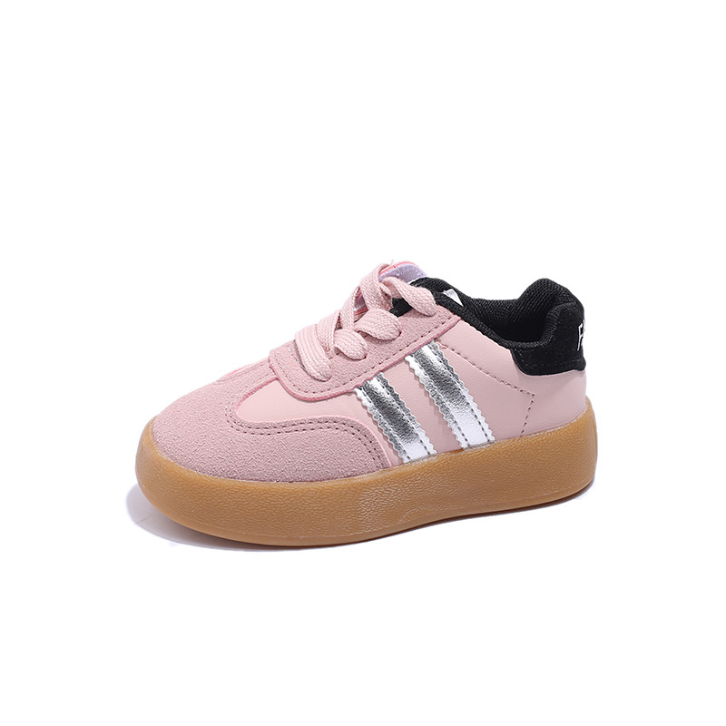 Zapatilla de deporte para niños 2023 otoño nuevo estilo coreano zapatos casuales para niñas zapatos de entrenamiento alemán para niños zapatos pequeños para bebés de fondo suave