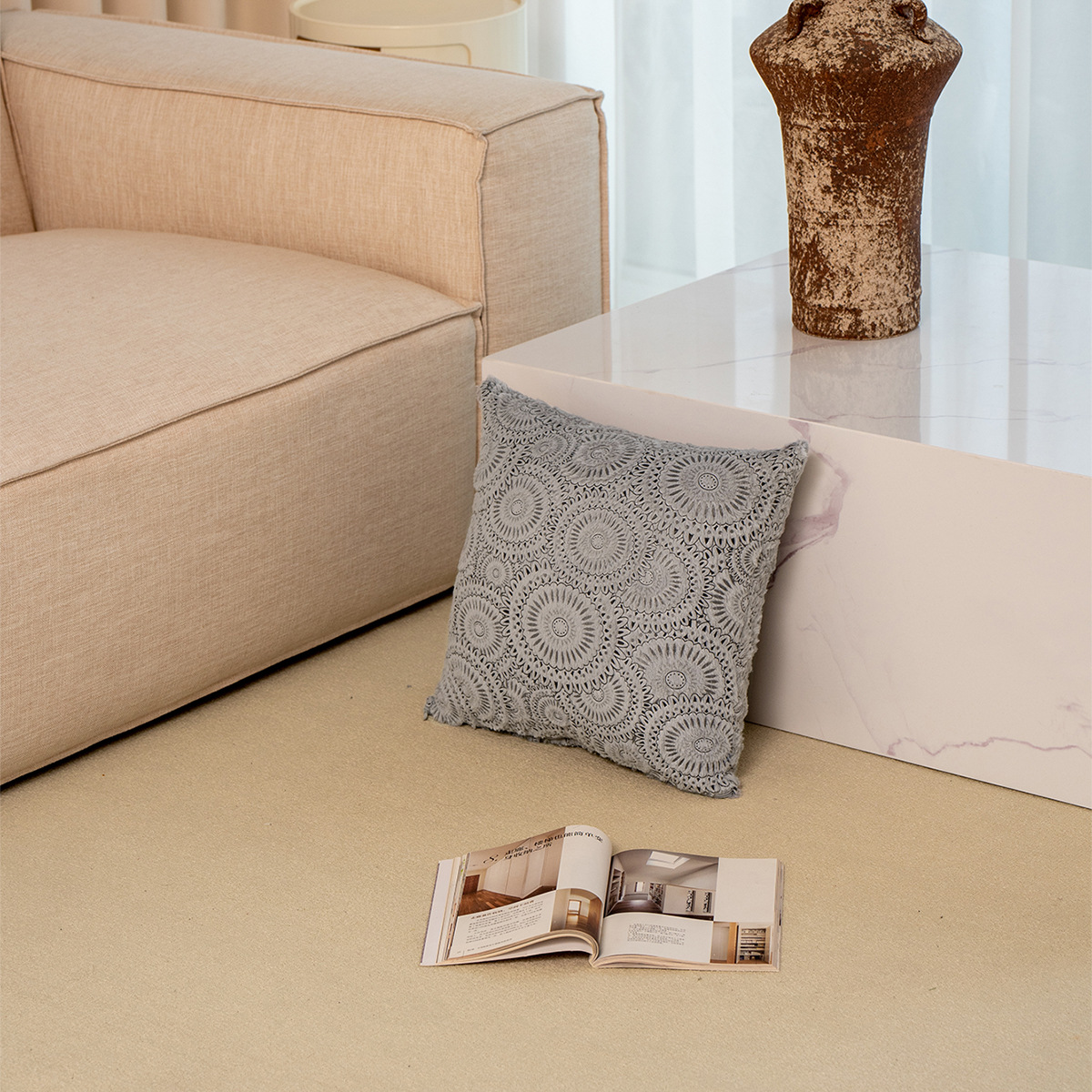 SHEIN Cross-border Hot Sale Pillow Cover Nordicins simple sofá de oficina Pillow Cover sin núcleo de almohada