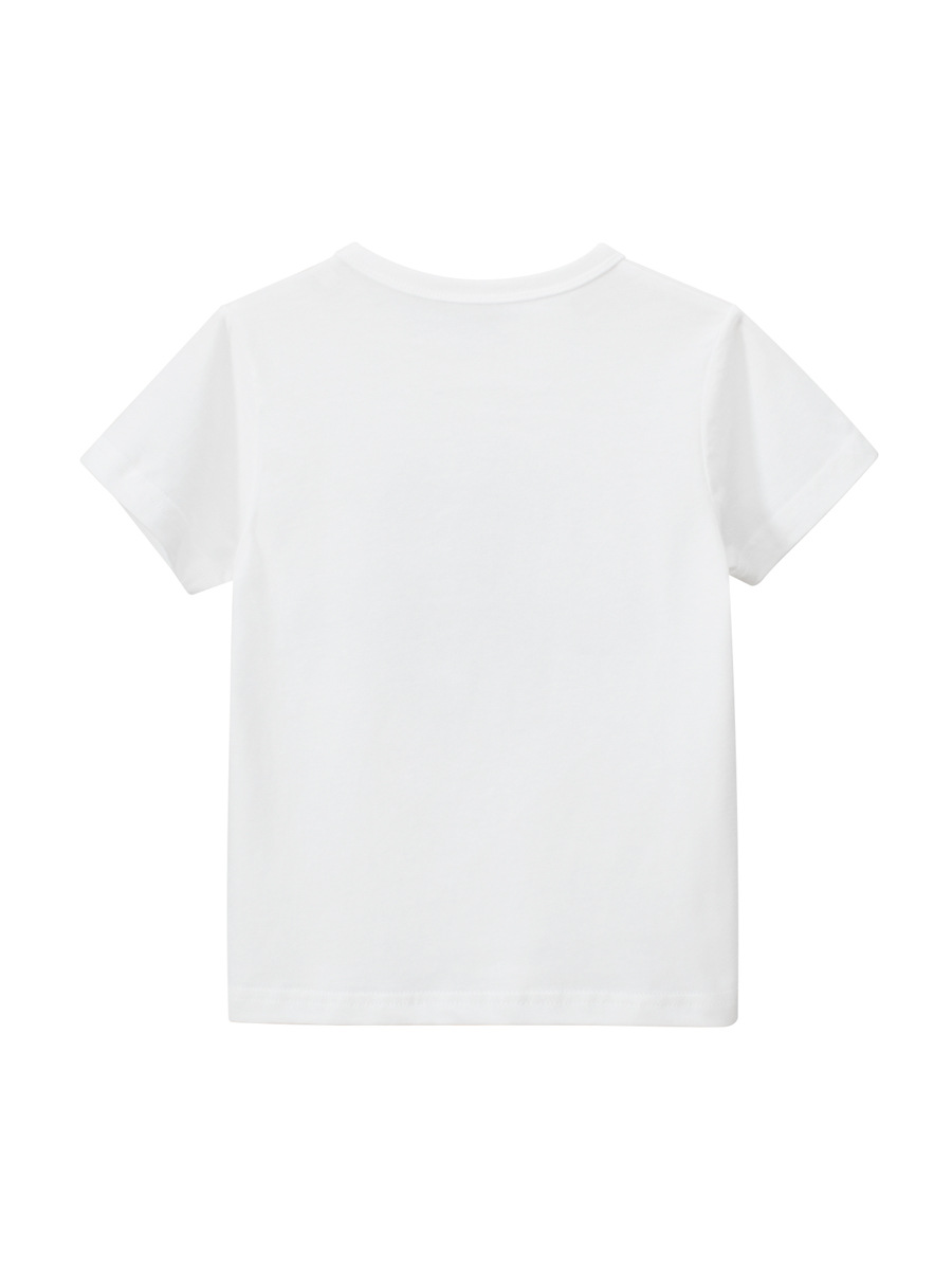 Camiseta de Verano 2026 para Niños, Estilo Coreano, con Dibujos Animados, Manga Corta, Ropa para Bebés, Dropshipping