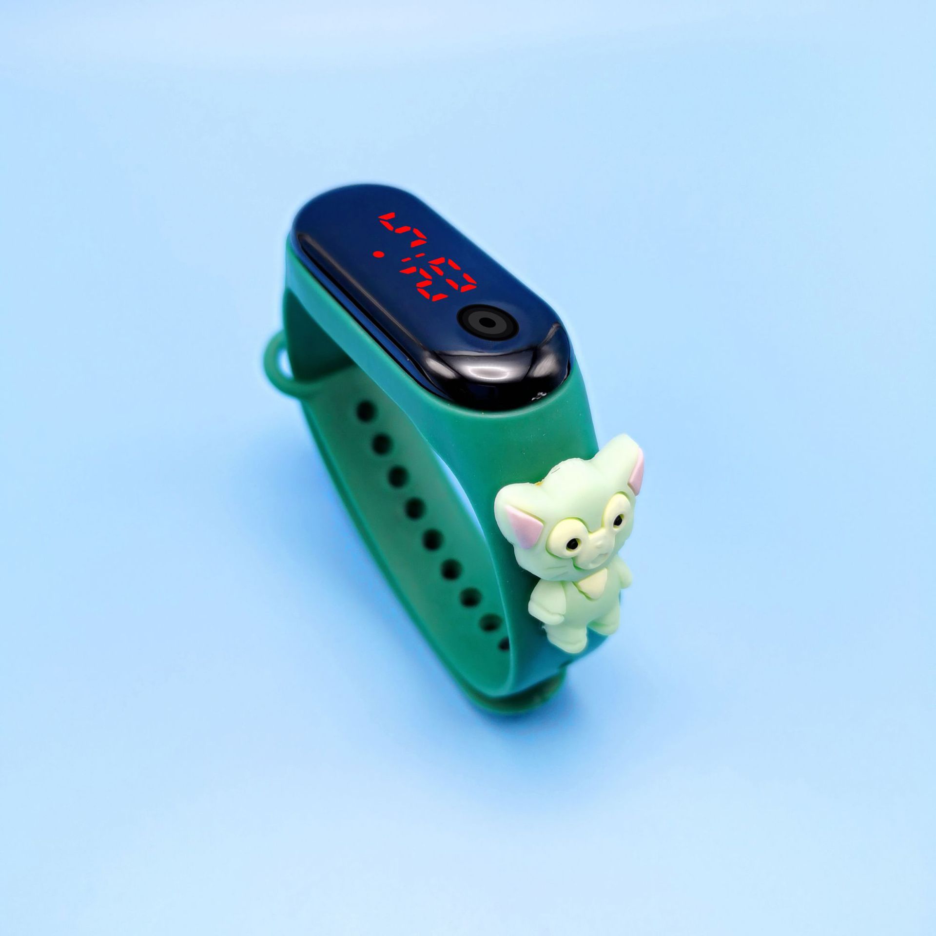 En stock al por mayor M3 reloj de muñeca de luz roja led reloj electrónico creativo estudiante plástico pulsera de dibujos animados niños reloj deportivo