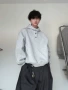 高克重美式硬挺连帽帽衫
