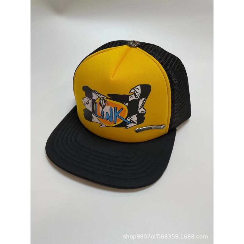 Chrome hearts 美式潮牌新款情侣夏季trucker cap 遮阳帽现货批发|undefined