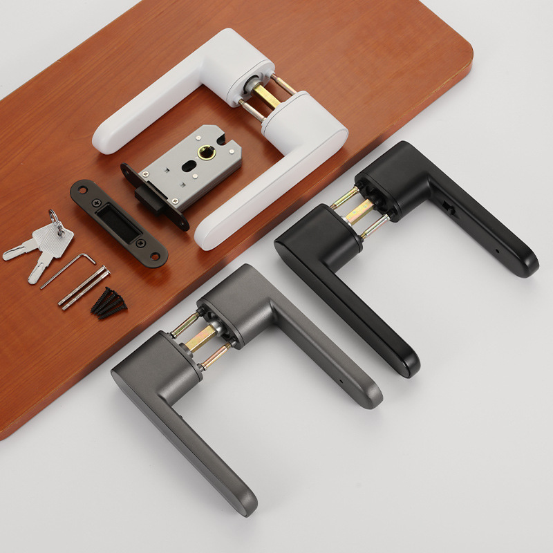 Dormitorio silencioso de absorción magnética cerradura de madera cerradura interior cerradura de aleación de zinc cerradura invisible italiana simple cerradura ecológica