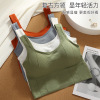 Sports breathable wireless bra, yoga clothing, tank top, underwear, Korean style, beautiful back, for running