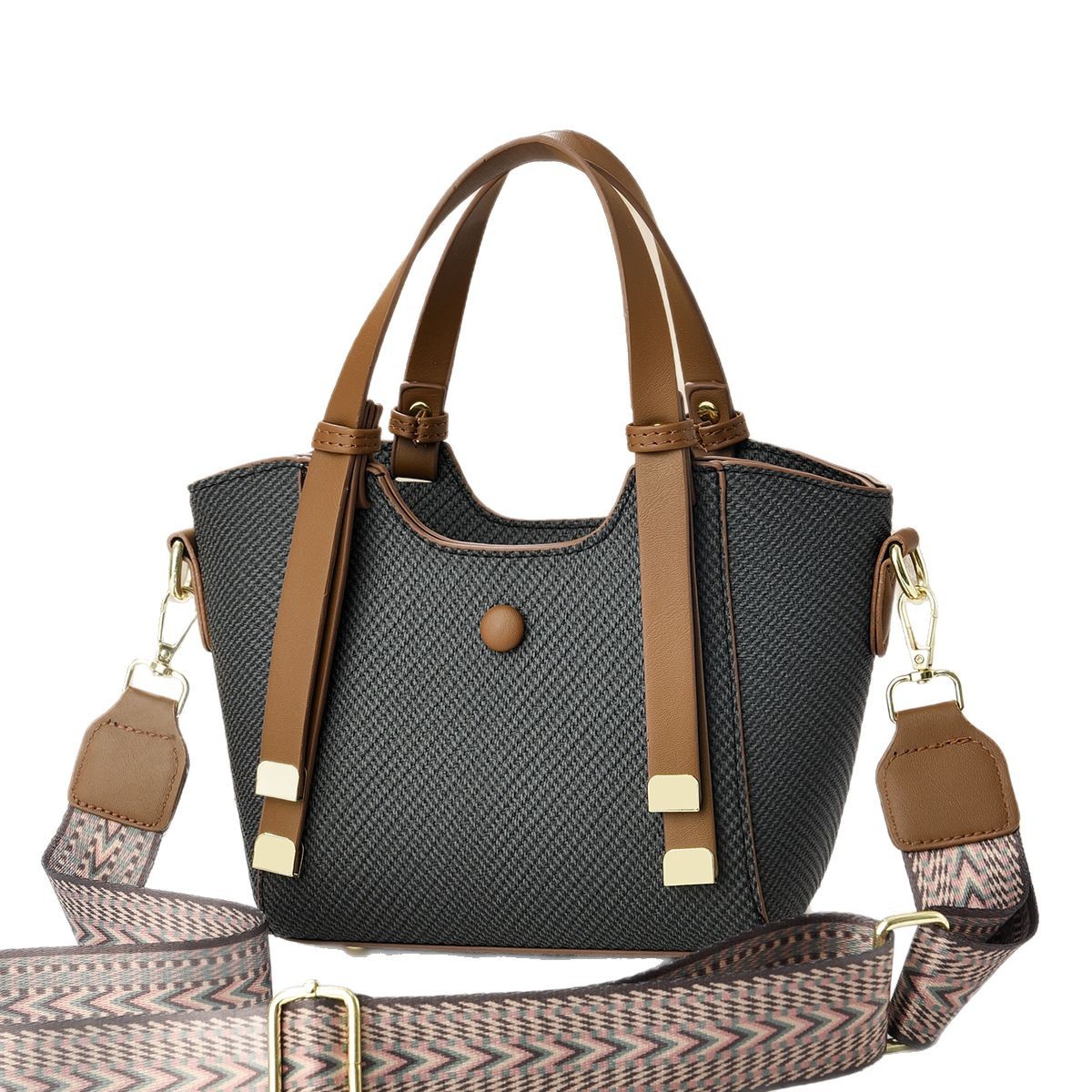 Bolso bolso de mano cubo de agua bolsa de canasta de verduras nuevo bolso de mensajero de hombro simple para mujer Bolso de mujer de Taizhou bags de comercio exterior