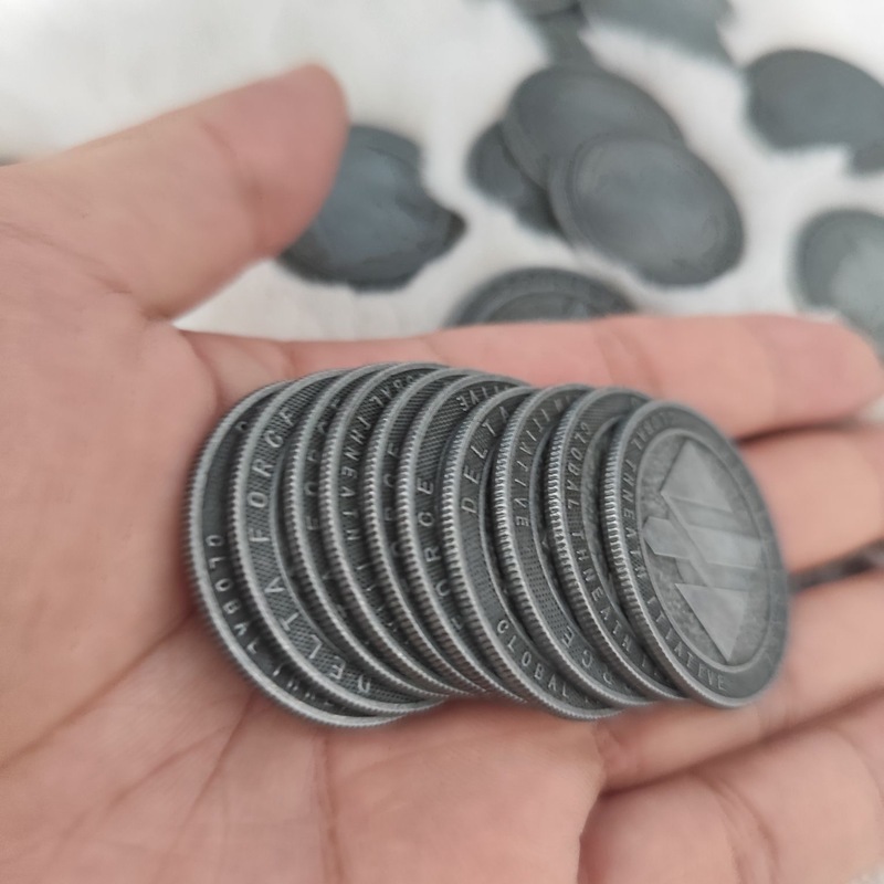 三角洲周边金属硬币游戏币实物哈夫币收藏金币桌面摆件纪念送朋友|undefined