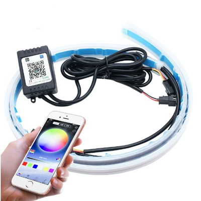 Ultra-Thin Light Guide Strip Two-Color Daytime Gündüz işıqları