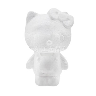 Factory Direct Foam Immortal Flower White Treasure HelloKitty Foam Cat kt Cat diy Painting