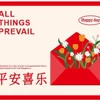 Red protective amulet, cards, 20×16cm