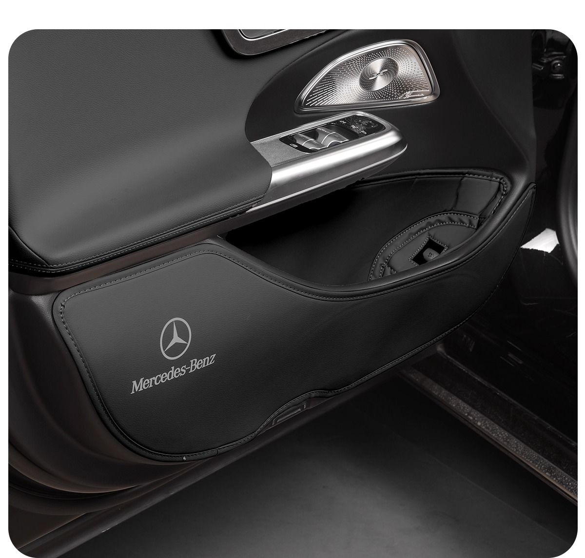 Suitable for Mercedes-Benz Door Anti-Kick Pads Glc300L C260L C200L Door Seat Protection Pads and Interior Accessories