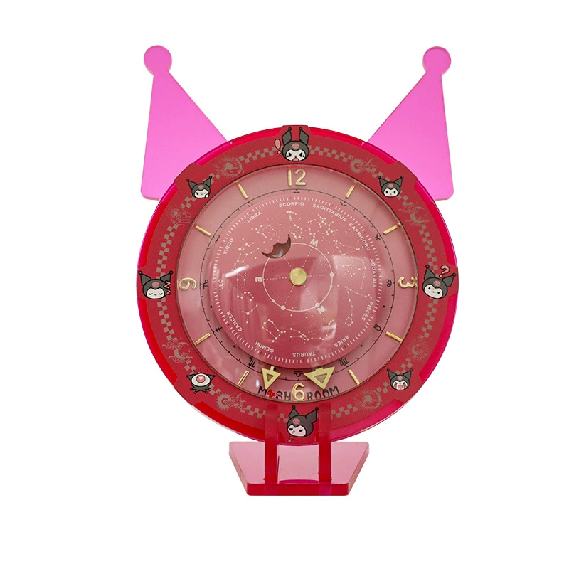 Culomi Sanrio Cartoon Clock Creative Внутренние украшения Настольные декоративные украшения Фабрика Прямые волосы