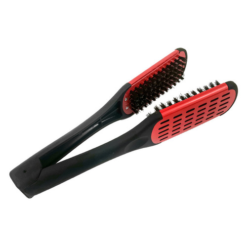 Cross-border hairdressing splint comb straight hair styling comb mane smoothing comb high temperature resistant anti-static straightening V comb