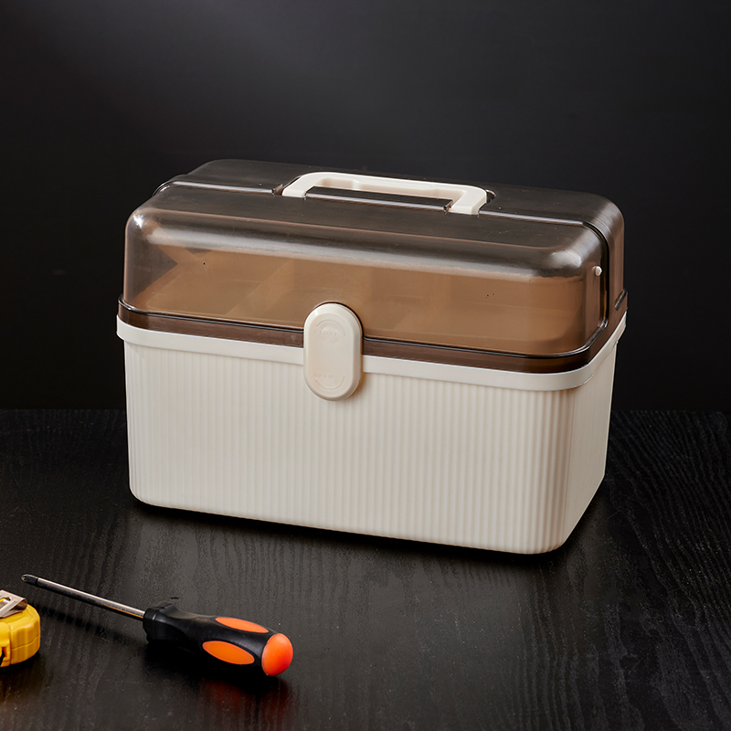 Caja de herramientas de hardware doméstico caja de almacenamiento caja de tornillo de maleta caja de herramientas pequeña caja de almacenamiento broca caja eléctrica