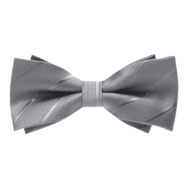 우아한 뜨거운 판매 밝은 회색 나비 넥타이