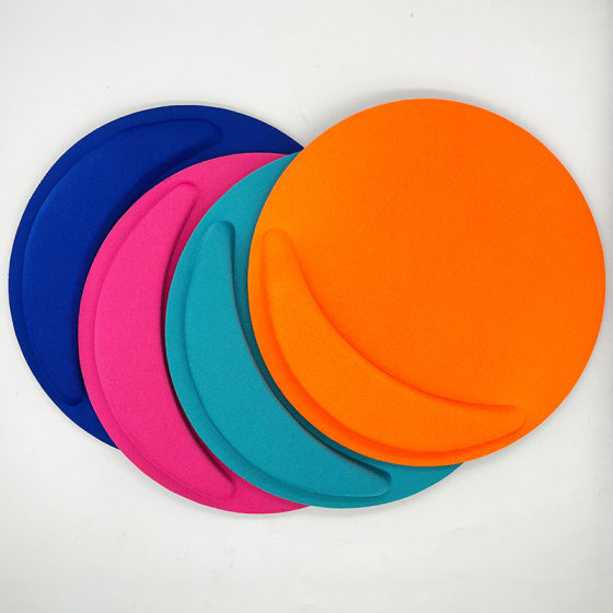 Factory direct mouse pad thickened solid color sponge eva soft and comfortable wrist pad high elastic wrist pad mouse pad
