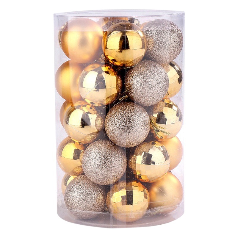 Amazon 34 bolas de Navidad traje 4cm Decoraciones de Navidad árbol de Navidad bolas decorativas bolas de forma especial