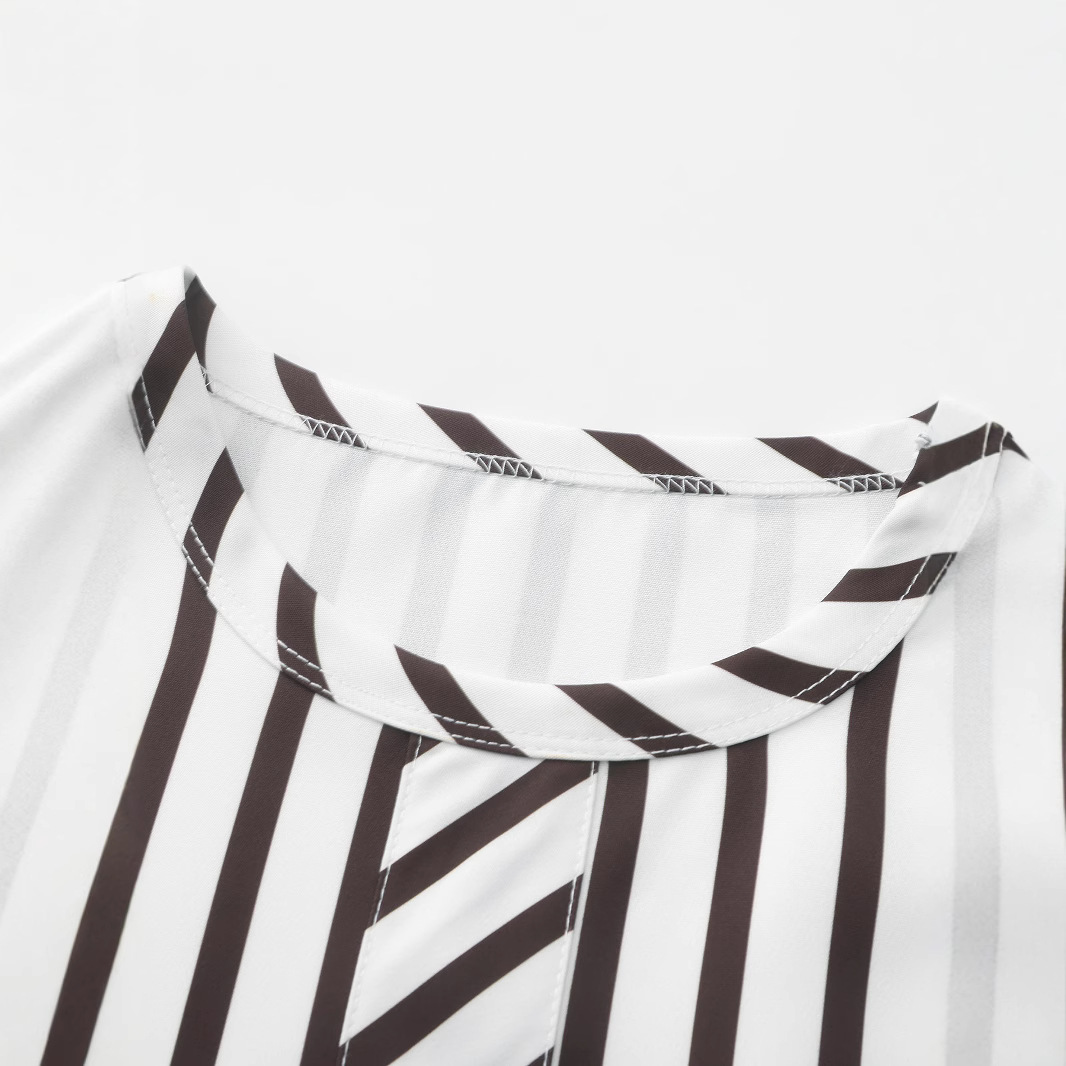 Lässiges Herren-Set – Gestreiftes und einfarbiges Hemd aus bequemem Polyester für den Alltag | Größen S–XXL verfügbar_voghion.com