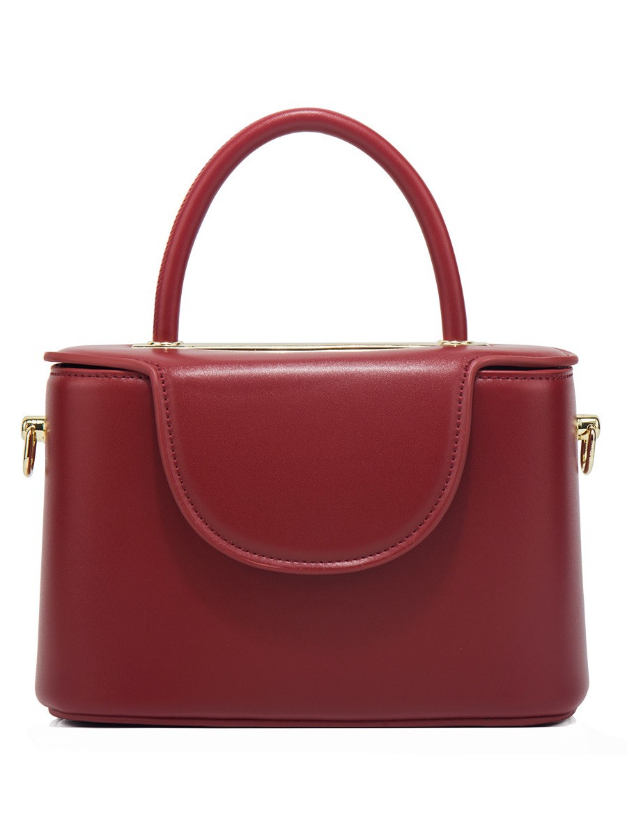 Alta sensación retro viaje bolsa de mano bolsa 2025 nuevo bolso de boda rojo regalo de cumpleaños bolso de mujer