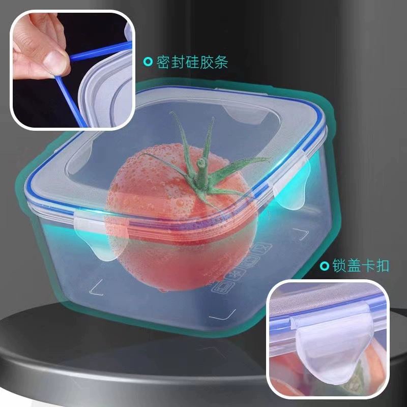 Microwaveable food storage box set, airtight refrigerator-safe containers with lids, stackable