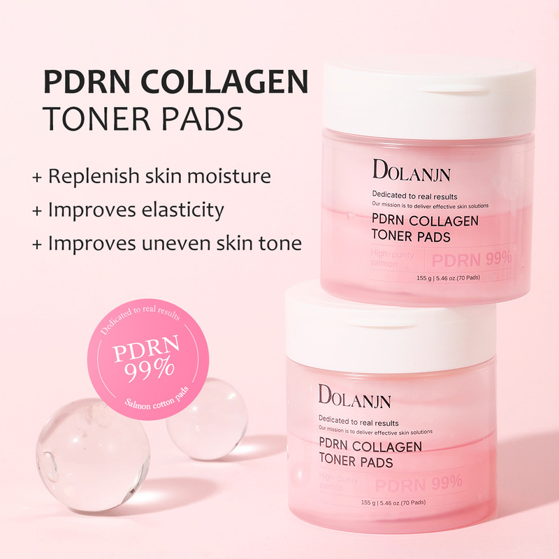Cross-Border Pdrn Collagen Toner Cleansing Pads Jelly Pore-Free Pads Cleansing Cotton Pads Amazon Skin Care Products Cross-Border Pdrn Collagen Toner Cleansing Pads Jelly Pore-Free Pads Cleansing Cotton Pads Amazon Skin Care Products