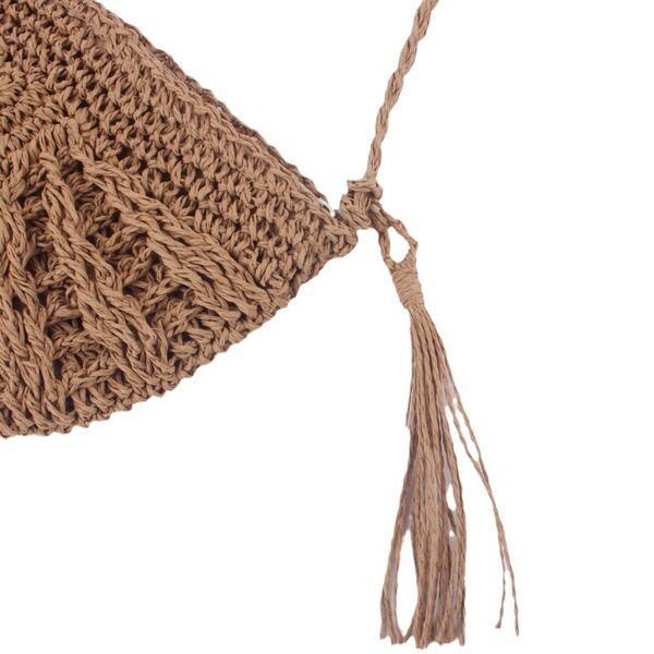 Straw phone bag