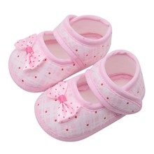Jlong Cotton Baby Girls Shoes Infant First Walkers Toddler G