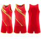 New track suit suit men's and women's marathon running vest sprint sports test suit student sports training suit DIY