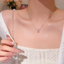 韩国小蛮腰高级感项链女小众设计感潮颈链气质百搭吊坠简约锁骨链