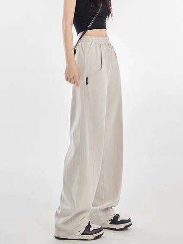 American sweatpants women's spring and autumn overalls banana pants jazz casual pants loose wide-leg pants
