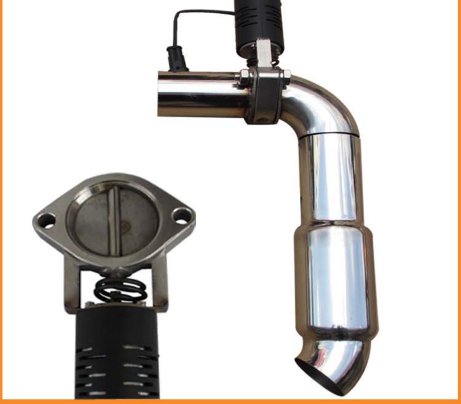 Car Exhaust Pipe Modification with Variable Sound Effect for Sports Cars, Electric Remote Control Adjustable Exhaust Valve, Street-Boosting Sound System
