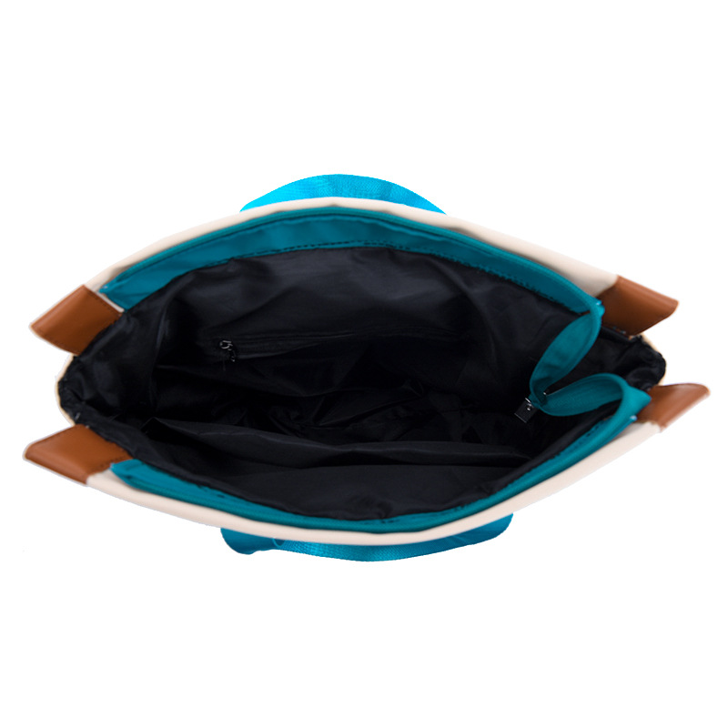 Comercio exterior 2023 nuevas damas casuales mochila de tela Oxford moda contraste color computadora de gran capacidad mochila portátil marea