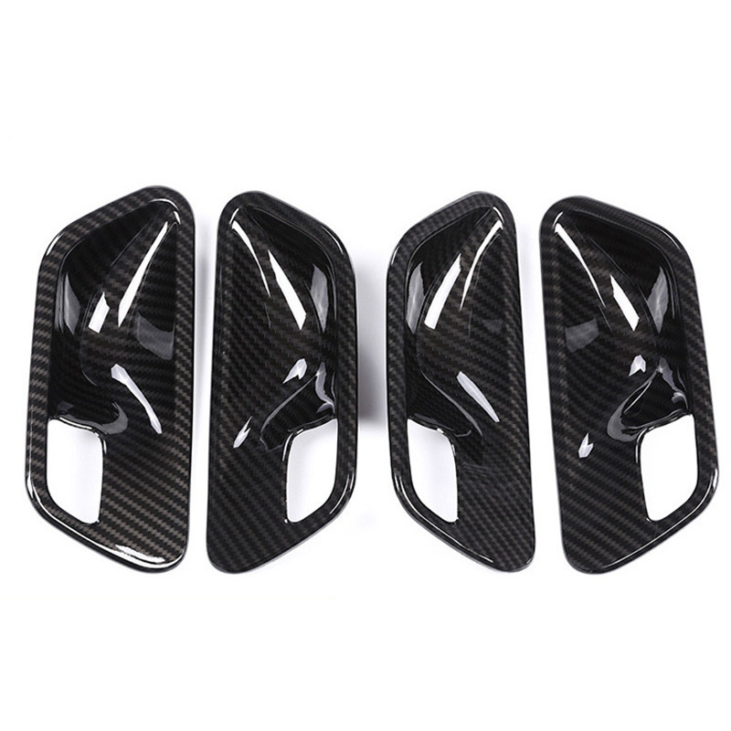Suitable for BMW 3 Series 13-19 interior door bowl air vent trim modification with carbon fiber pattern