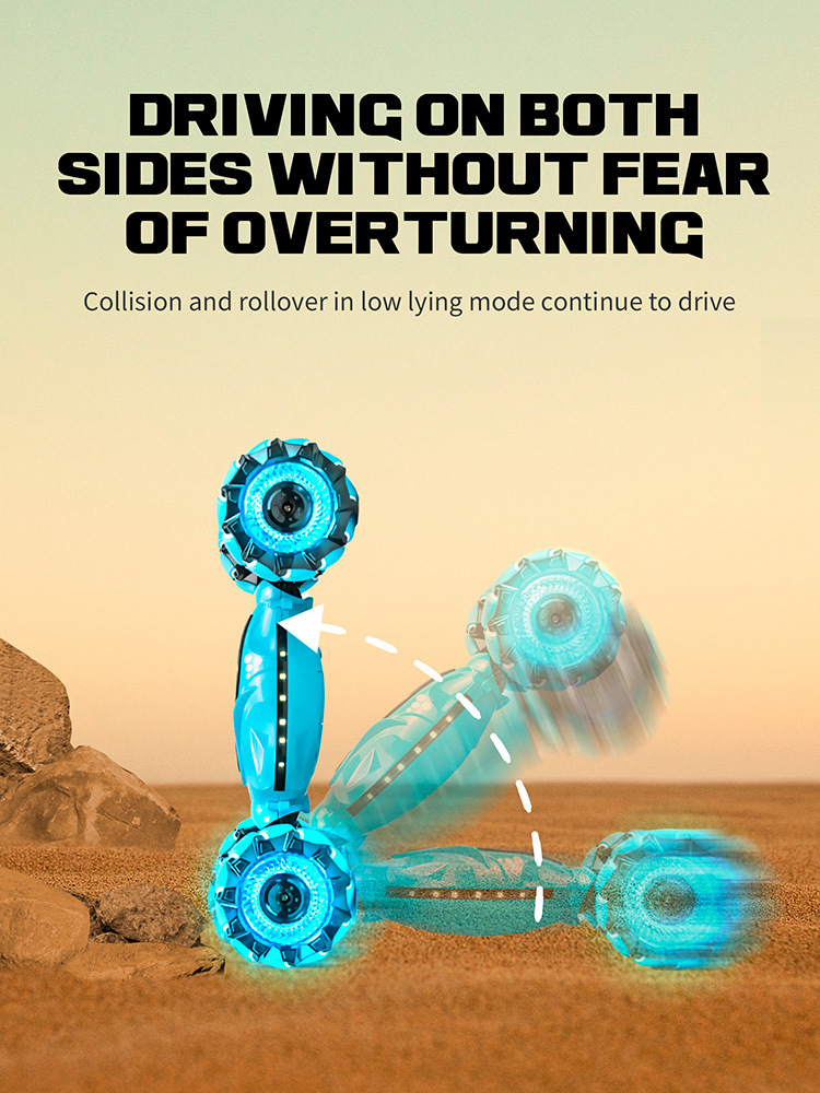 Voiture télécommandée gesture sensing transformable jouet off-road_voghion.com