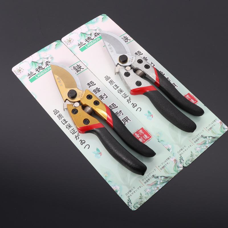 Orchard fruit tree scissors, pruning tools, flower picking, fruit cutting, tree branch cutting, greening grafting, garden gardening scissors
